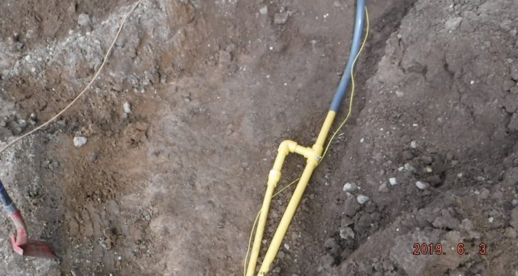 Gas Line Trench Width